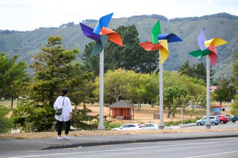 City Art Walk - windmills for news